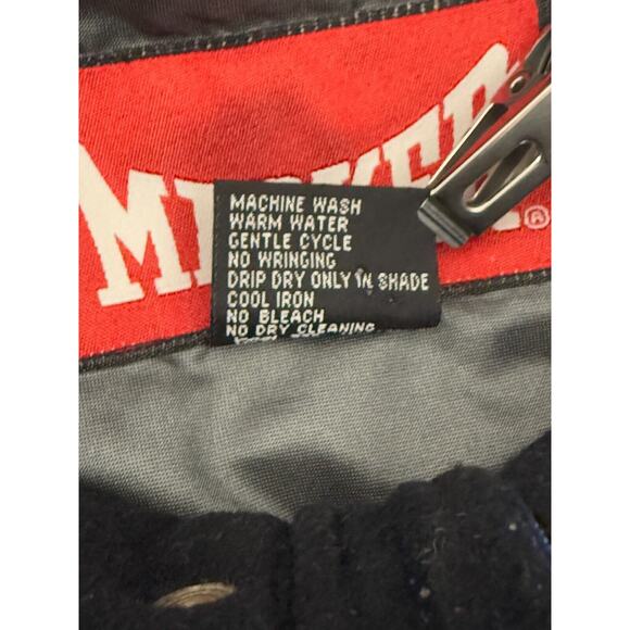 Marker Mens Size L Sleeveless Vest Jacket Blue Button Zip Pockets Outdoor Lined - Picture 9 of 10